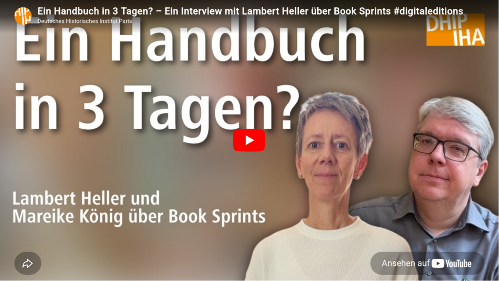 Ein Handbuch in 3 Tagen? – Ein Interview mit Lambert Heller über Book Sprints #digitaleditions